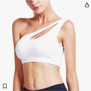 Amazon Sports Bra One Shoulder Cut Out - Never Worn
